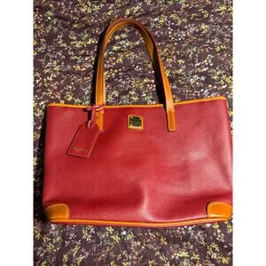 Dooney and Bourke two-tone pebble, leather tote